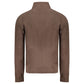 Brown Polyester Men's Sweatshirt