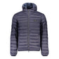 Blue Polyamide Full-Length Jacket