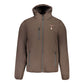 Brown Polyester Shell Jacket