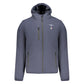 Blue Polyester Shell Jacket