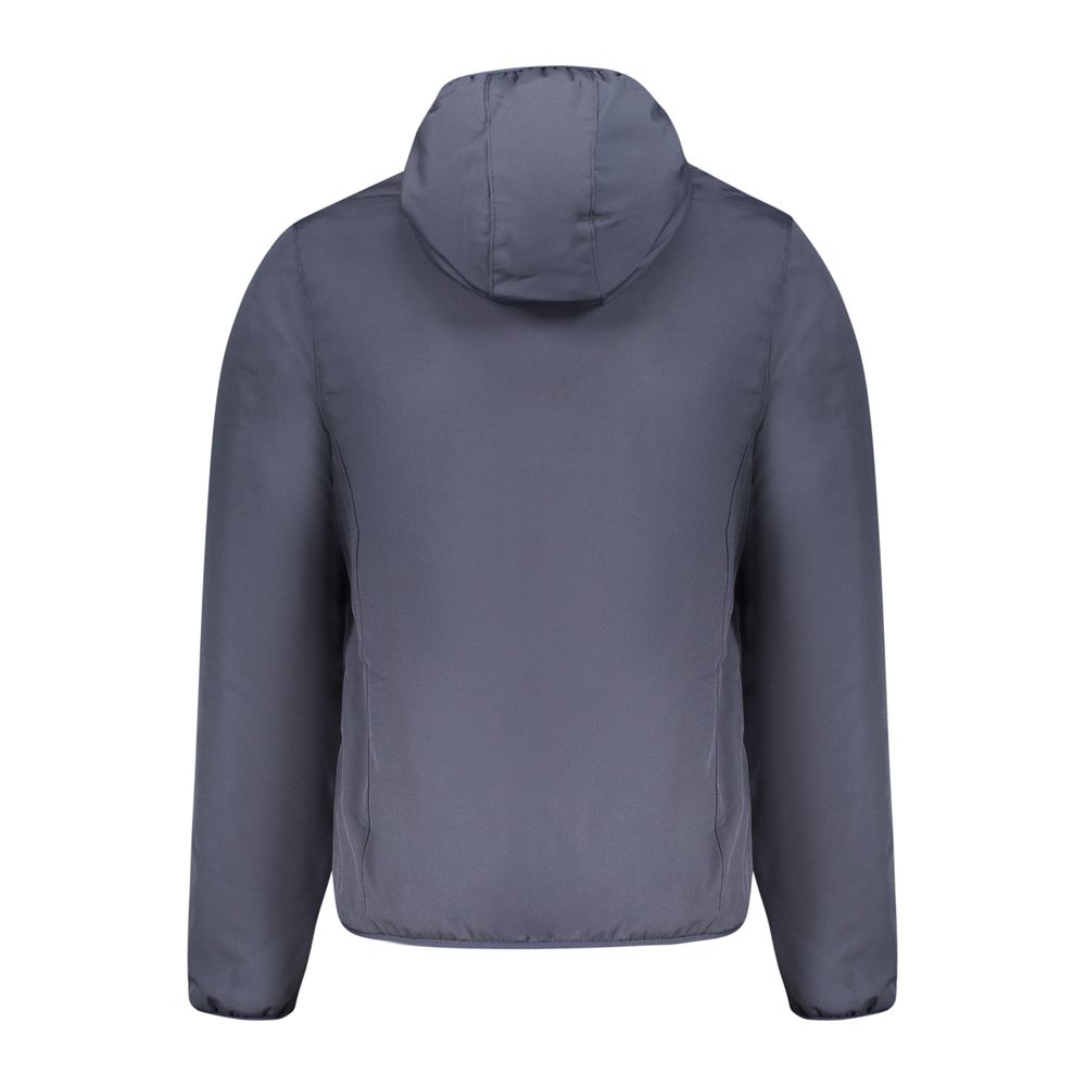 Blue Polyester Shell Jacket