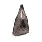 Black Polyurethane Shoulder Bag