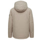 Beige Polyester Men Jacket