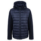 Blue Polyester Men Jacket