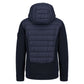 Blue Polyester Men Jacket