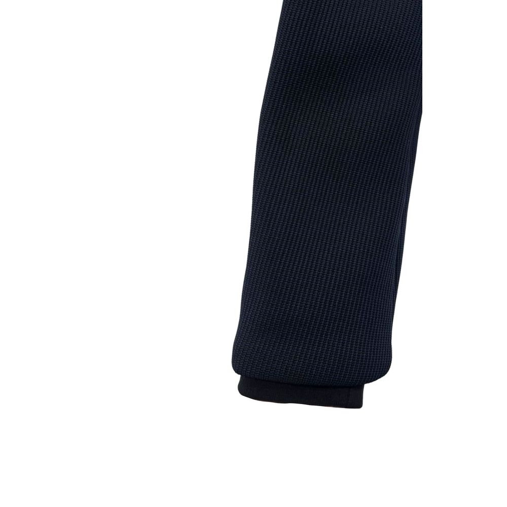 Blue Polyester Men Jacket