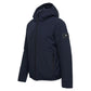 Blue Polyester Men Jacket