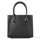 Michael Kors Mercer Medium Leather Messenger Crossbody Handbag (Black Solid)