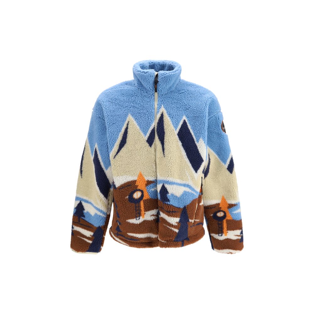 Blue Recycled Polyester Shell Jacket