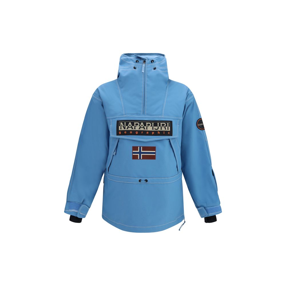 Blue Polyamide Shell Jacket