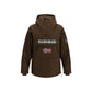 Brown Polyamide Shell Jacket