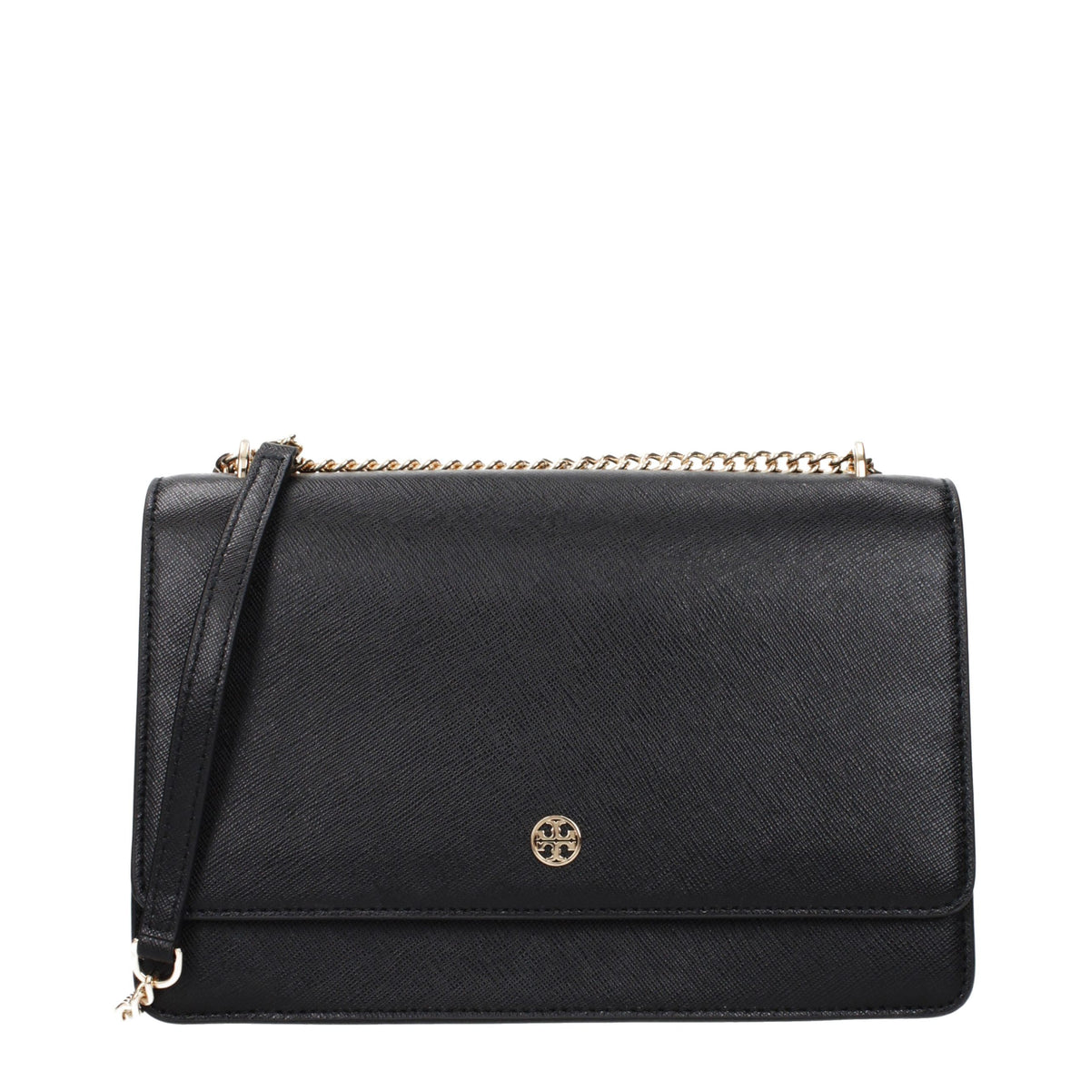 Black Leather Crossbody Bag