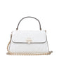 White Leather Handbag