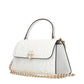 White Leather Handbag