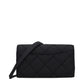 Black Leather Clutch Bag