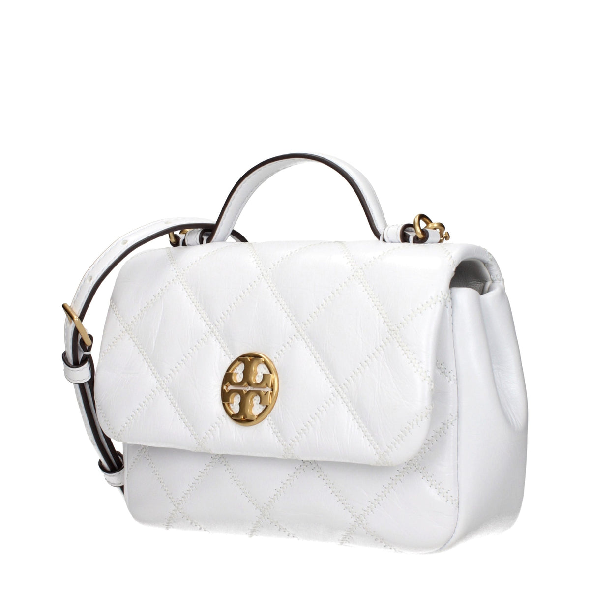 White Leather Handbag
