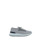Gray Cotton Athletic Sneakers