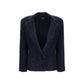 Blue Polyamide Blazer