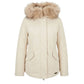White Nylon Women Jacket