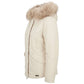 White Nylon Women Jacket