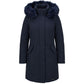 Blue Nylon Women Jacket