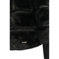 Black Polyester Women Jacket