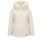 White Nylon Women Jacket