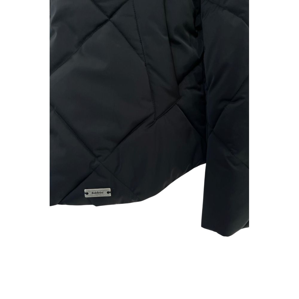 Black Polyester Women's Jacket