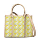 Yellow Fabric Handbag