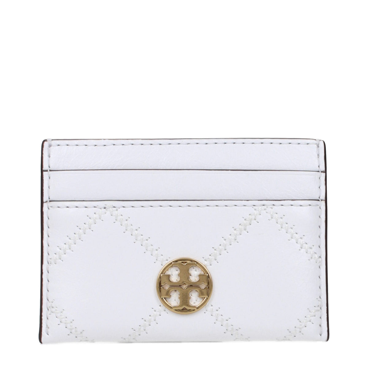 White Leather Cardholder