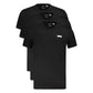 Black Cotton Men's Undershirt
