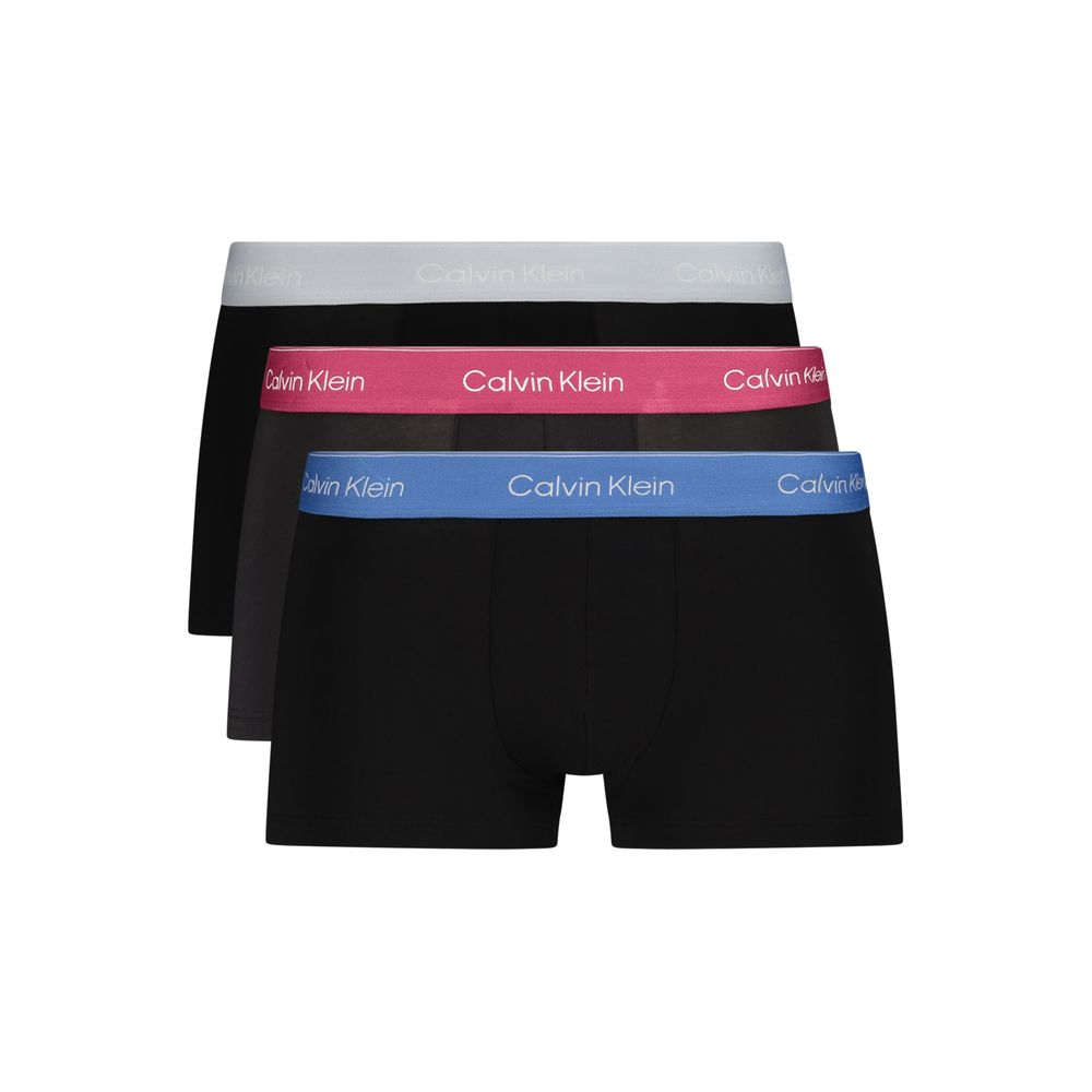 Black Cotton Men's Boxer