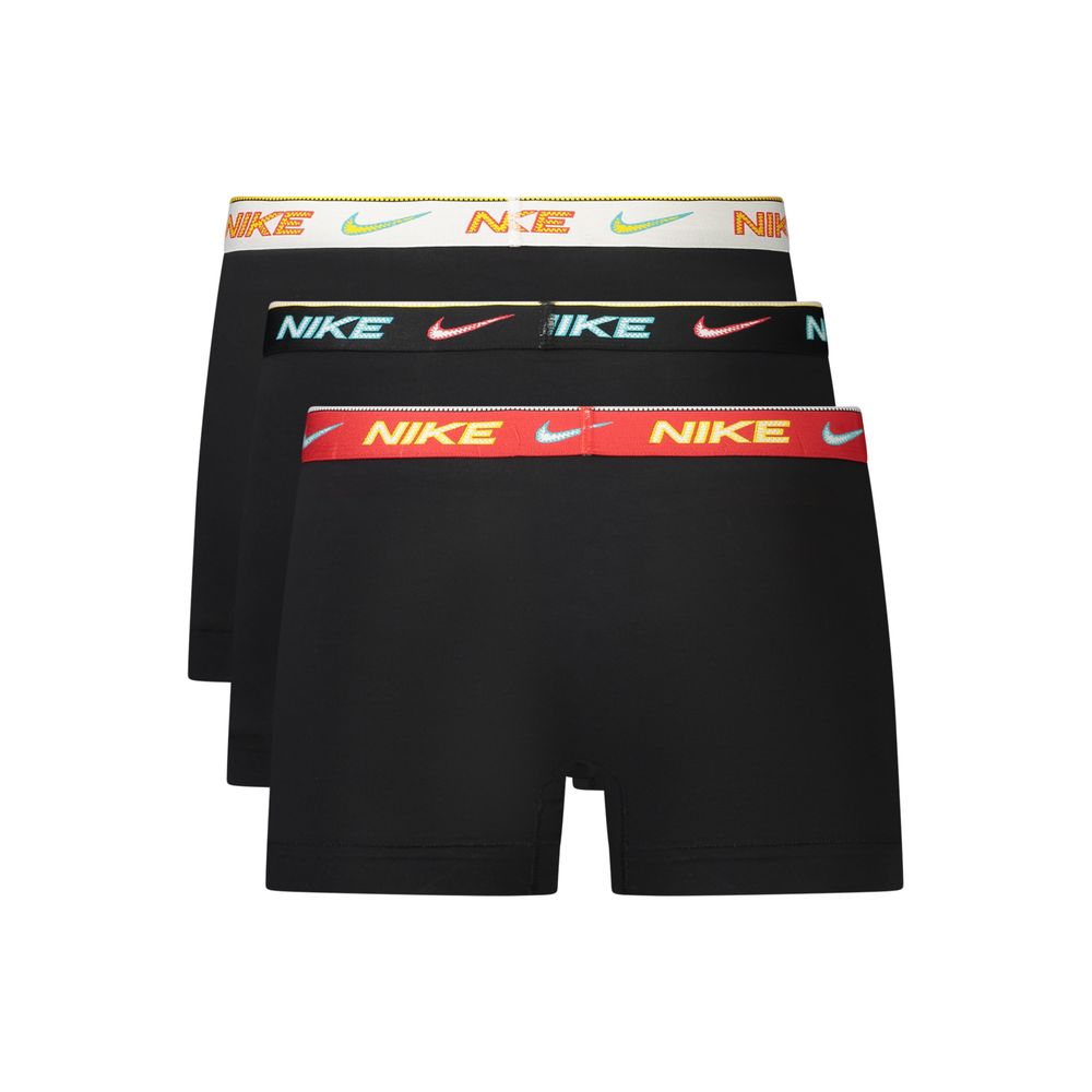 Black Cotton Men's Boxer