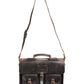 Black Leather Shoulder Satchel Briefcase Men Borse Bag