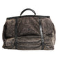Black Shearling Leather Messenger Shoulder Men Borse Bag