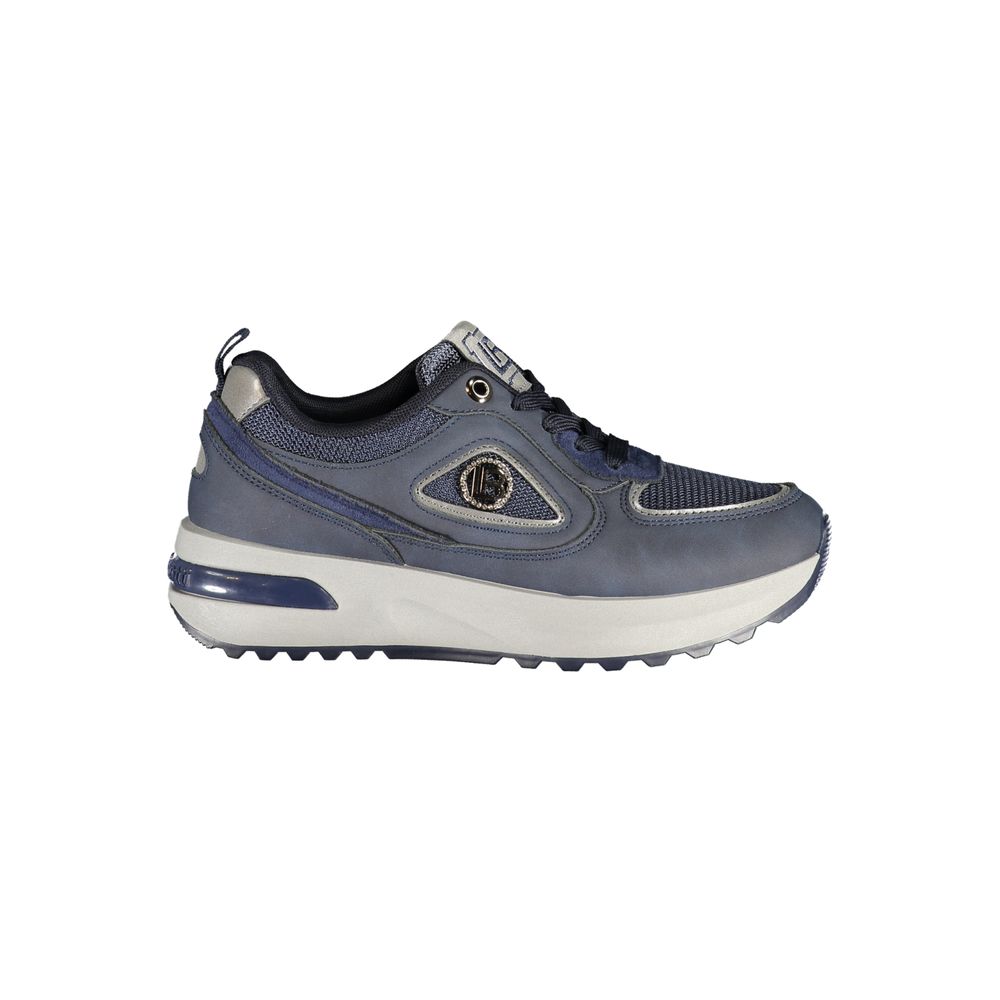 Blue Polyurethane Women's Sneaker