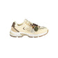 Beige Polyurethane Womens Sneaker