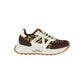 Brown Polyurethane Women's Sneaker