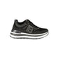 Black Polyurethane Women's Sneaker