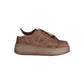 Brown Polyurethane Women's Sneaker