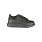 Black Polyurethane Women's Sneaker