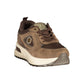 Brown Polyurethane Women's Sneaker