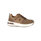 Brown Polyurethane Womens Sneaker