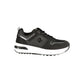 Black Polyurethane Women's Sneaker