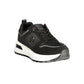 Black Polyurethane Women's Sneaker