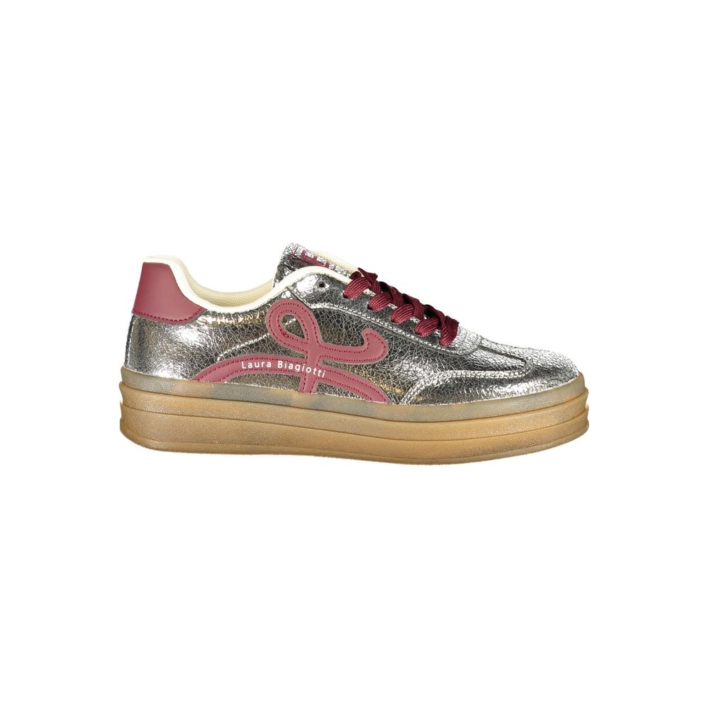 Argento Poliuretano Donna Sneaker