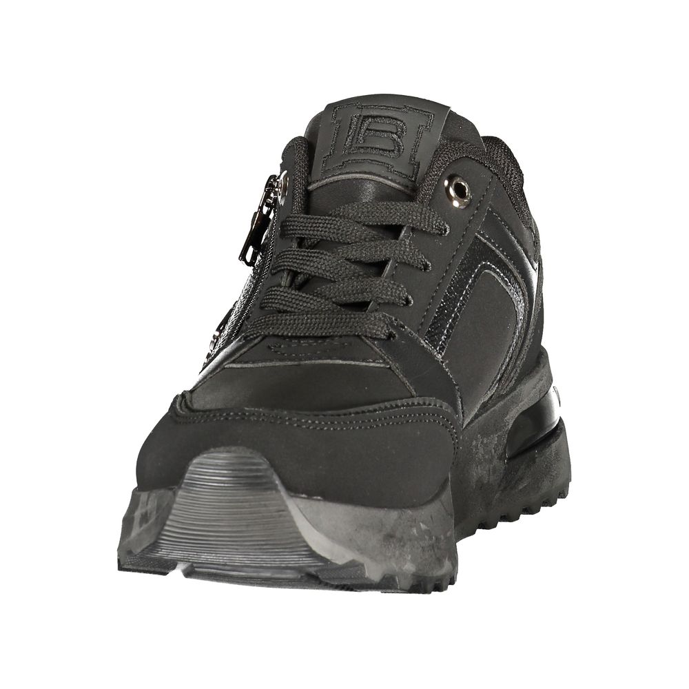 Nero Polyurethane Women's Sneaker