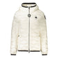 White Polyamide Women's Jacket with Hood