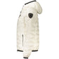 White Polyamide Women's Jacket with Hood