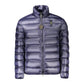 Blue Polyamide Men Jacket